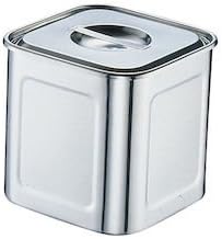 Sanpo Sangyo Deep Square Kitchen Pot (With Handle) 30cm 18-8 Stainless Steel Japan AKK06030