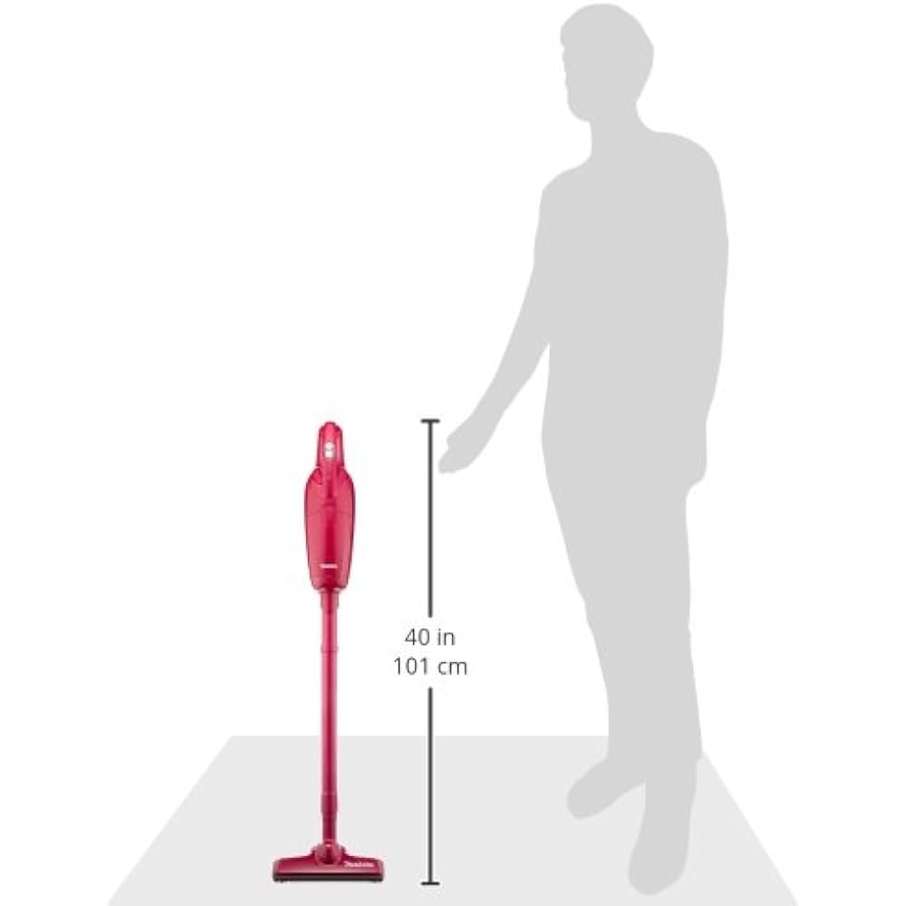 Makita Cordless Vacuum Cleaner CL105 Paper Pack/Dust Bag Type Built-in Battery Red CL105DWNR