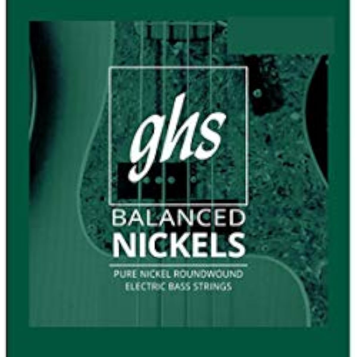 GHS 5-string bass strings 5L-NB BALANCED NICKELS - Light, 5 String (37.25" winding)