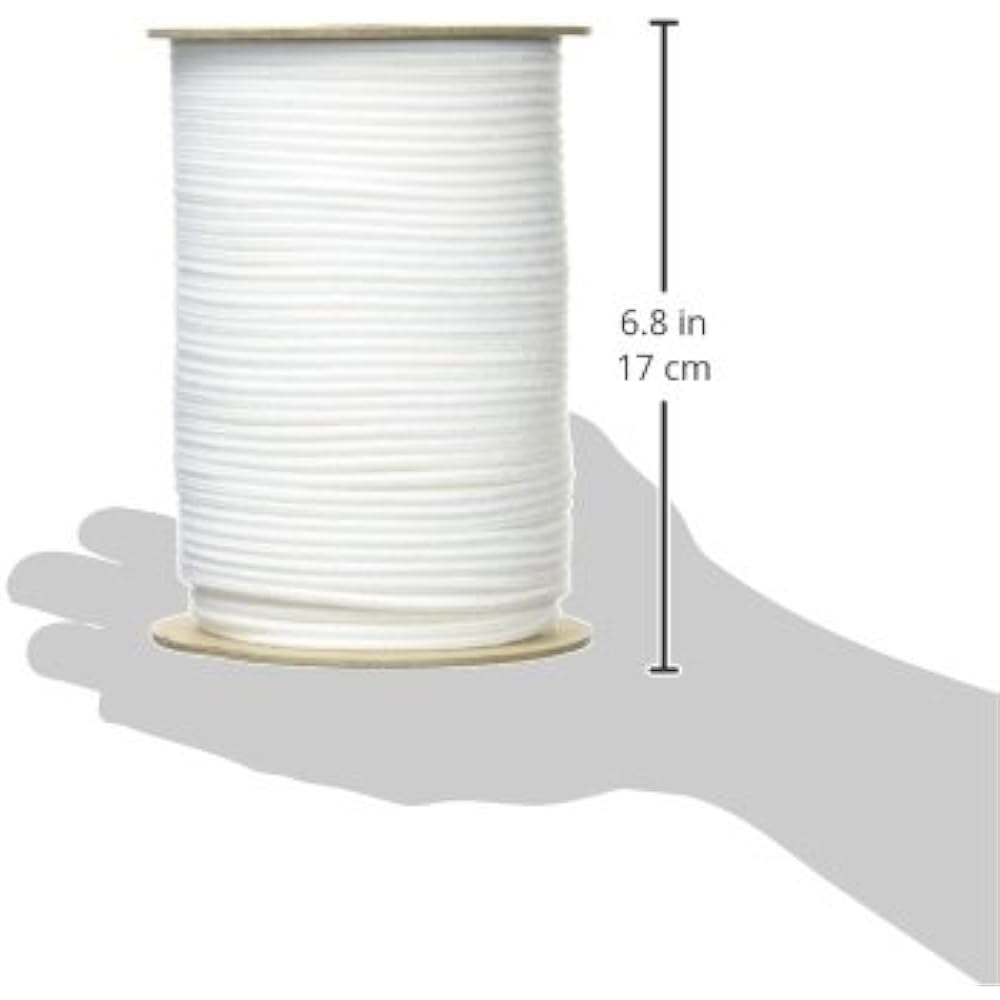 Fukui Metal Crafts Hanging string for decorating picture frames Round string Cremona 16 stroke diameter 4mm 100m 6504