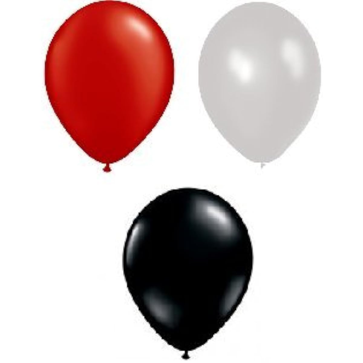 Toyland 30 Egypt 2018 Balloons - Red, White & Black 12" Latex