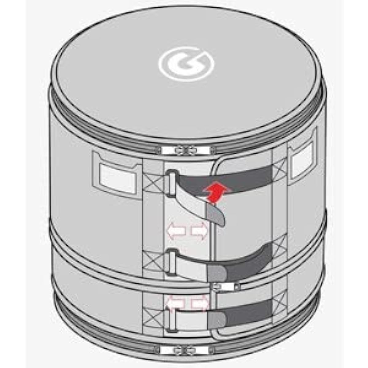 GIBRALTAR GFBFT18 Drum Soft Case