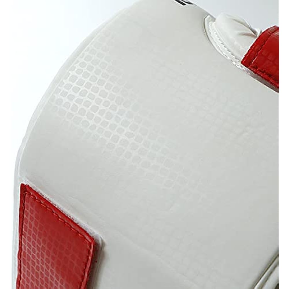 ISAMI Karate Head Guard II TN-10 // ISAMI Men's Gold with Red Corner Tape Wire Mesh Headgear Karate Full Contact Full Control Practice Dojo Gym Protective Gear