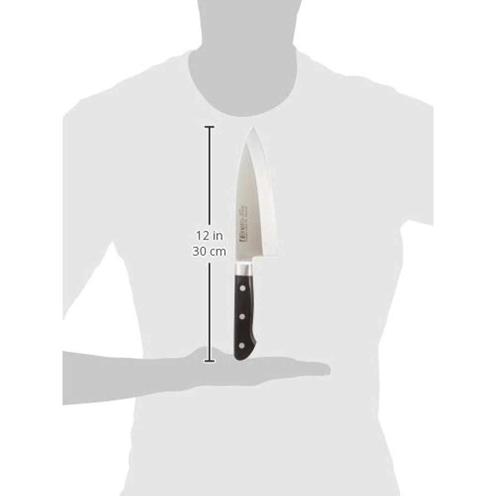Kataoka Manufacturing Japanese Style Deba Knife Silver 165mm Made in Japan Brieto-M9pro Molybdenum Vanadium Steel M923