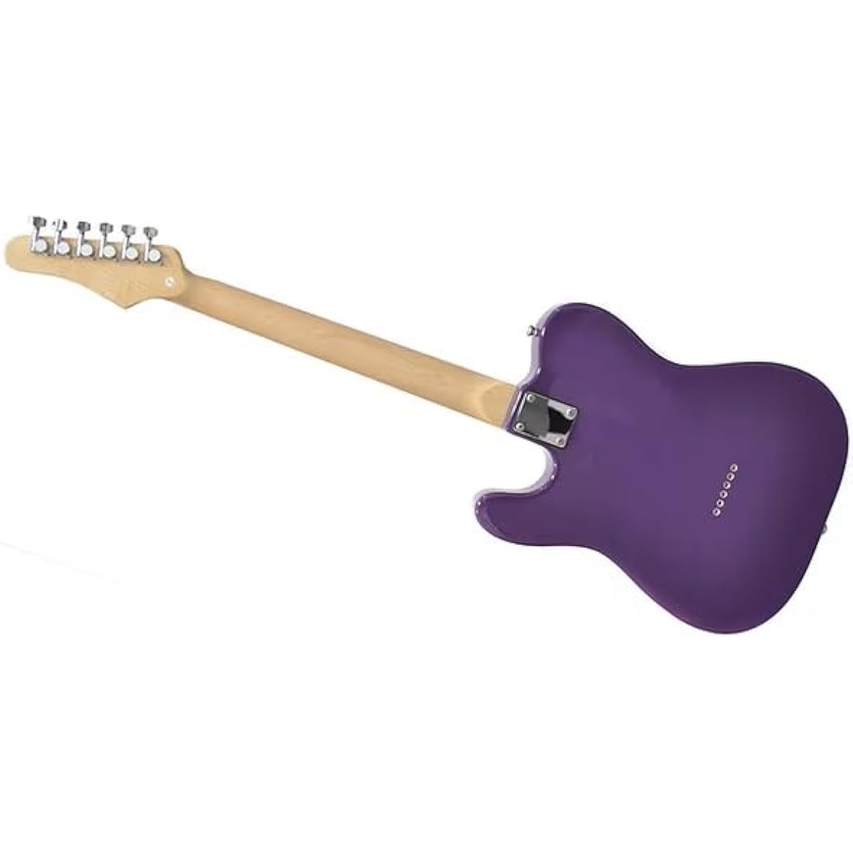 PLAYTECH Electric Guitar TL Type Rose Purple with 2 Single Pickups