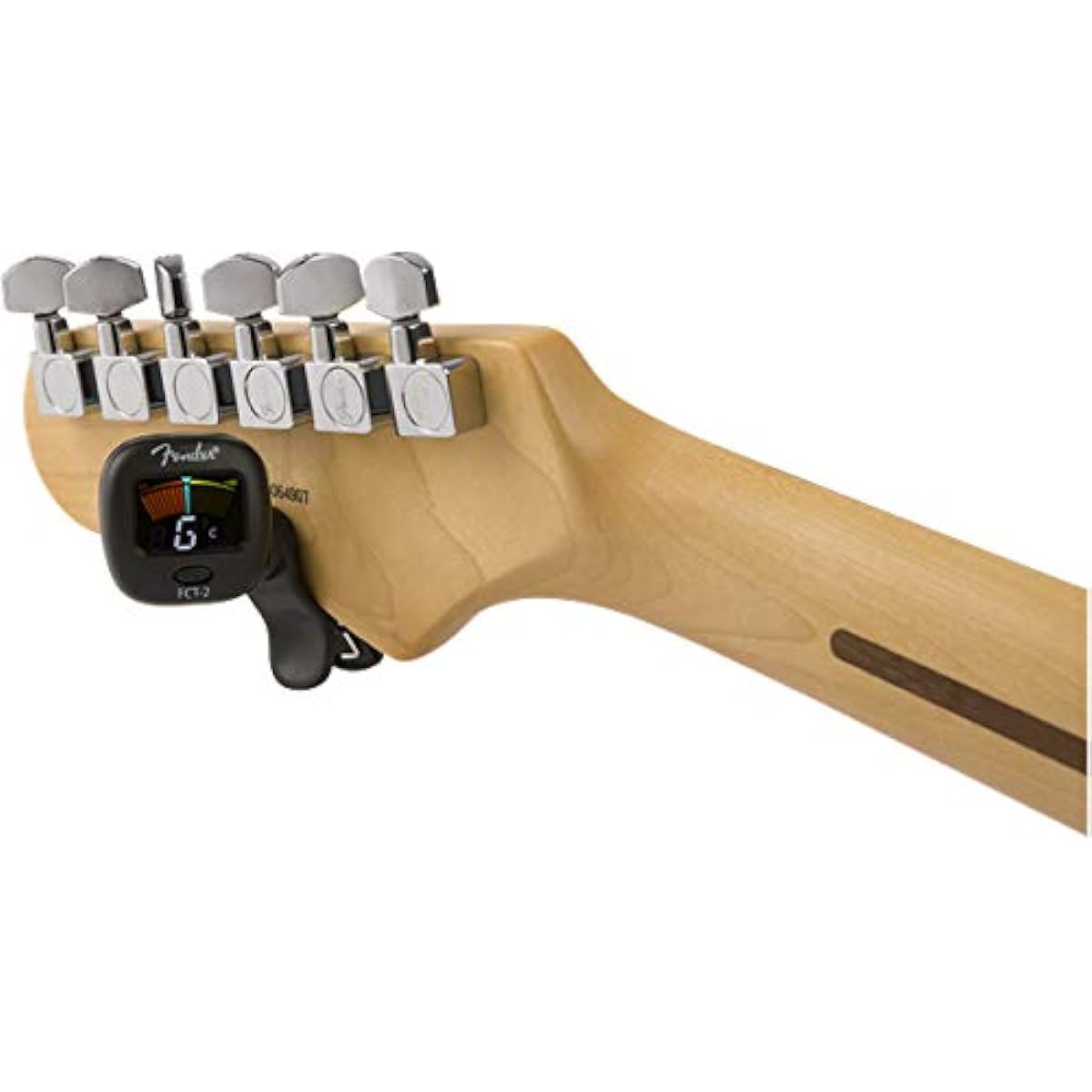 Fender FCT-2 Clip-on Tuner Bundle with Fender Pick Sampler and Fender Online Lesson
