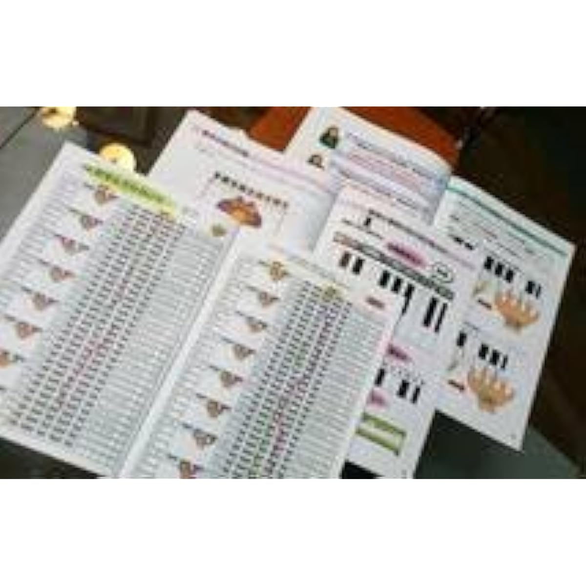 Beginner Piano Sheet Music & Textbook Set of 3 (Large)
