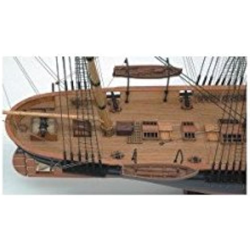 Woody JOE 1/75 Kanrin Maru with sail wooden sailing ship model assembly kit