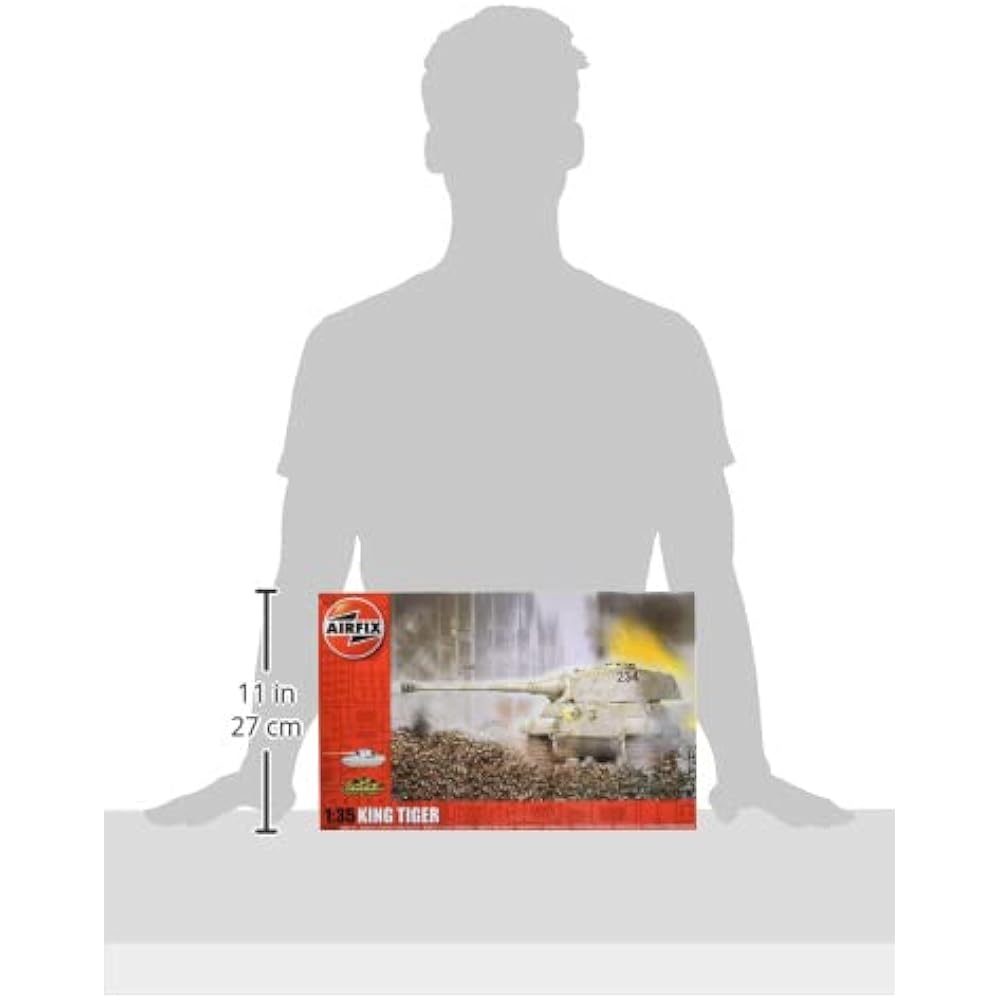 Airfix 1/35 German Army King Tiger Heavy Tank Plastic Model X1369