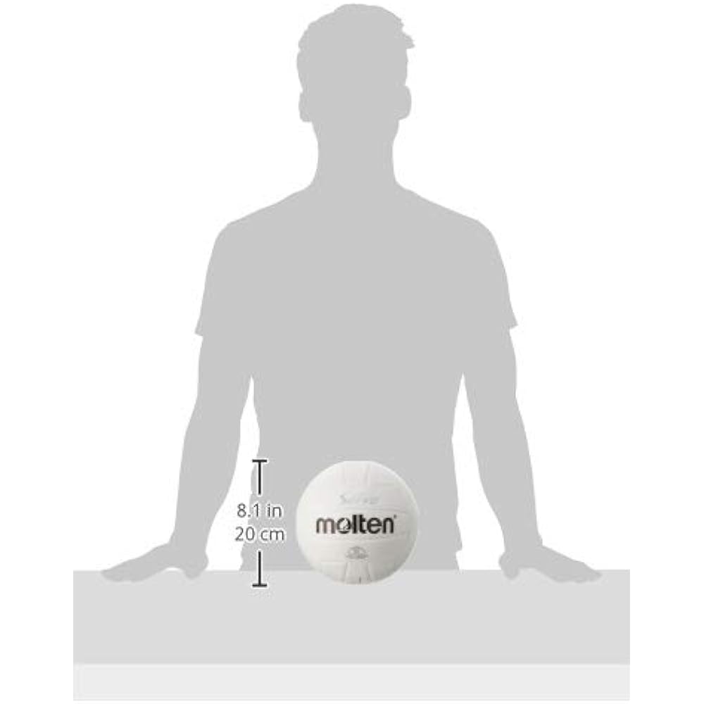 Molten Volleyball Soft Serve Lightweight No. 4 Ball White EV4W