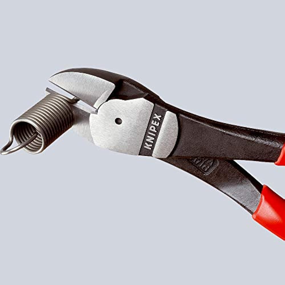 KNIPEX 7412-160 Strong diagonal nippers with spring (SB)