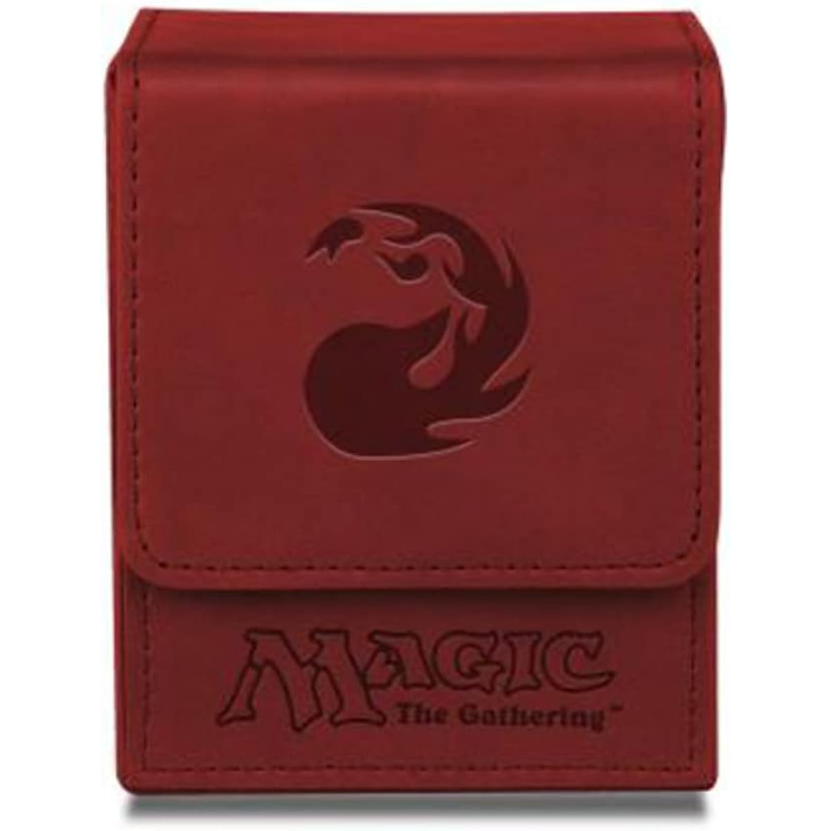 Matte New Leather Deck Box Mana Red Magic the Gathering Official Supply/MTG