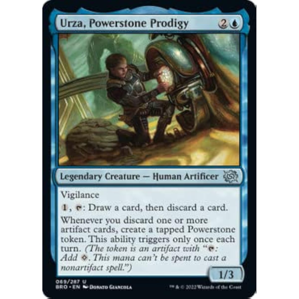 Magic: The Gathering - Urza, Powerstone Prodigy (069) - Foil - The Brothers War