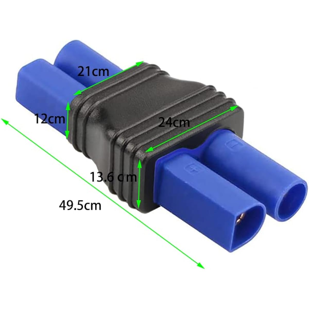 Laisomeke EC5 Male Plug Connector EC3 Female Plug Connector Adapter for RC Lipo Battery EC3 to EC5 Adapter (2 Pack)