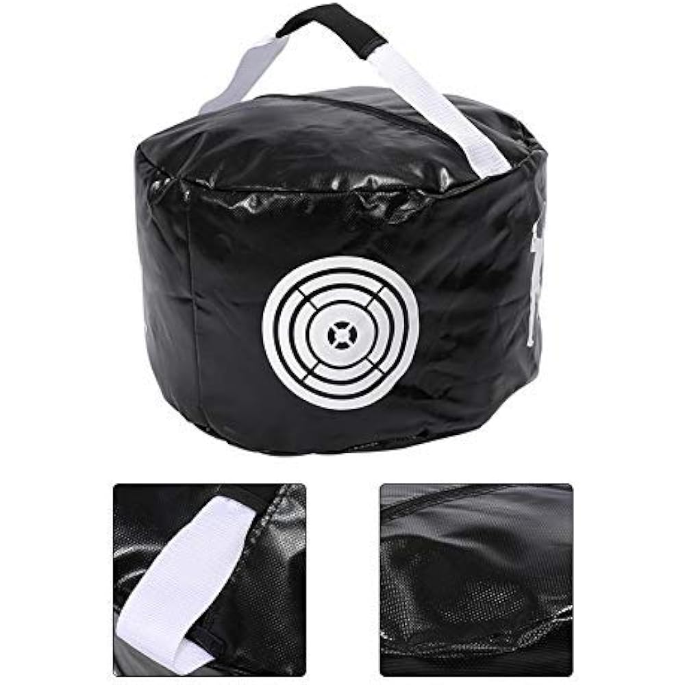 Golf Training Bag, Golf Swing Bag, Practice Equipment, Form Correction, Waterproof Design, Portable, Practical Practice, Mechanical Design, Increased Flying Distance, Swing Strengthening, Power Impact Bag, Black/Yellow