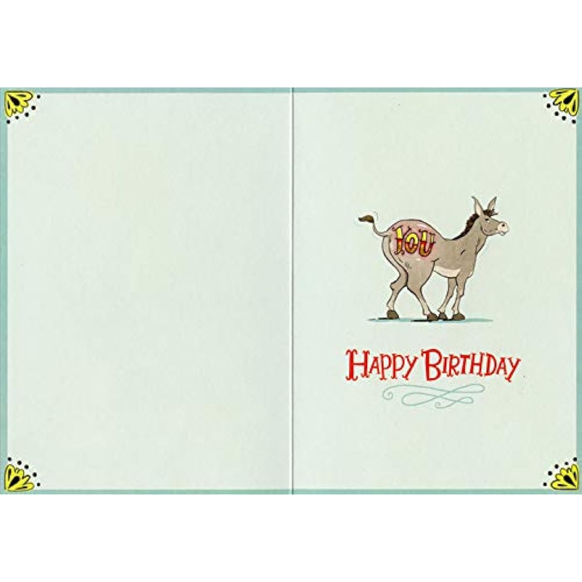 Designer Greetings Tattoo of Humor Ridiculous Birthday Card