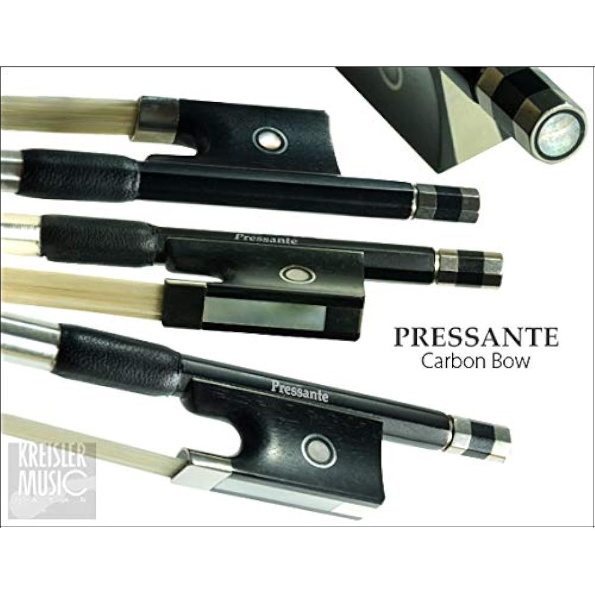 Cello bow PRESSANTE high quality carbon cupronickel specification 4/4 size