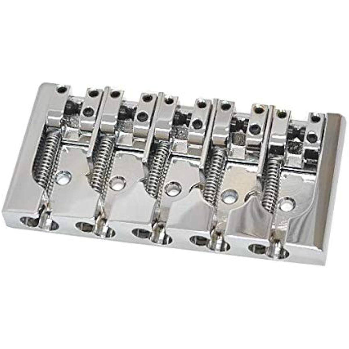 HIP SHOT Bass Bridge 5 String A Style Chrome .708 Brass Fender Mount