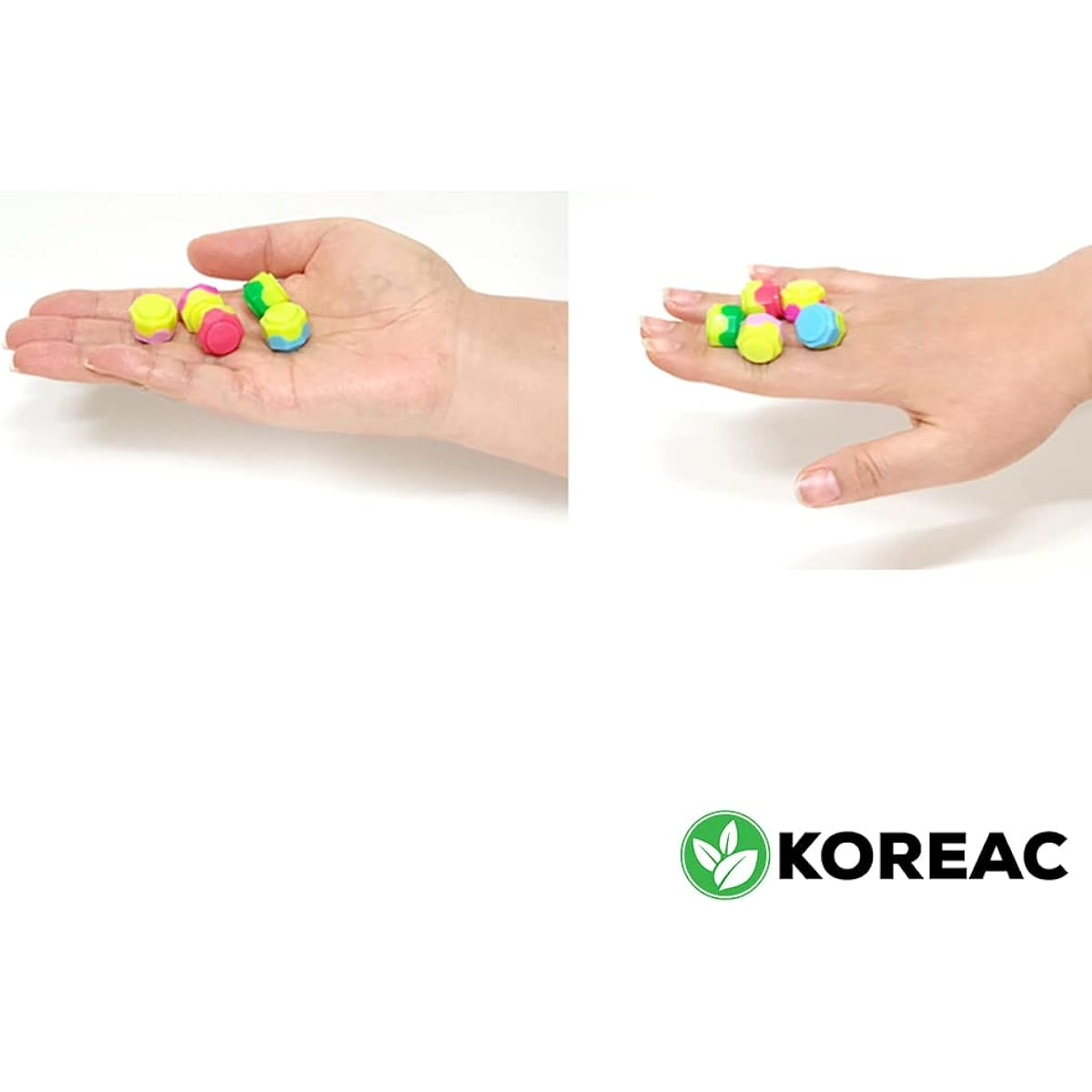 KOREAC_Traditional Korean Tournament Gonggi Nori / Rainbow Gonggi / Jacks Game / Jack Stone1 Case + 10 Pieces