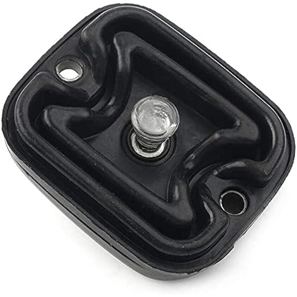 Black Front Brake Master Cylinder Cover Cap Aftermarket Part Compatible with Harley Davidson Dyna 2006-2017 Softail 06-15 Touring 2005-2007 Tri Glide 2014-2018