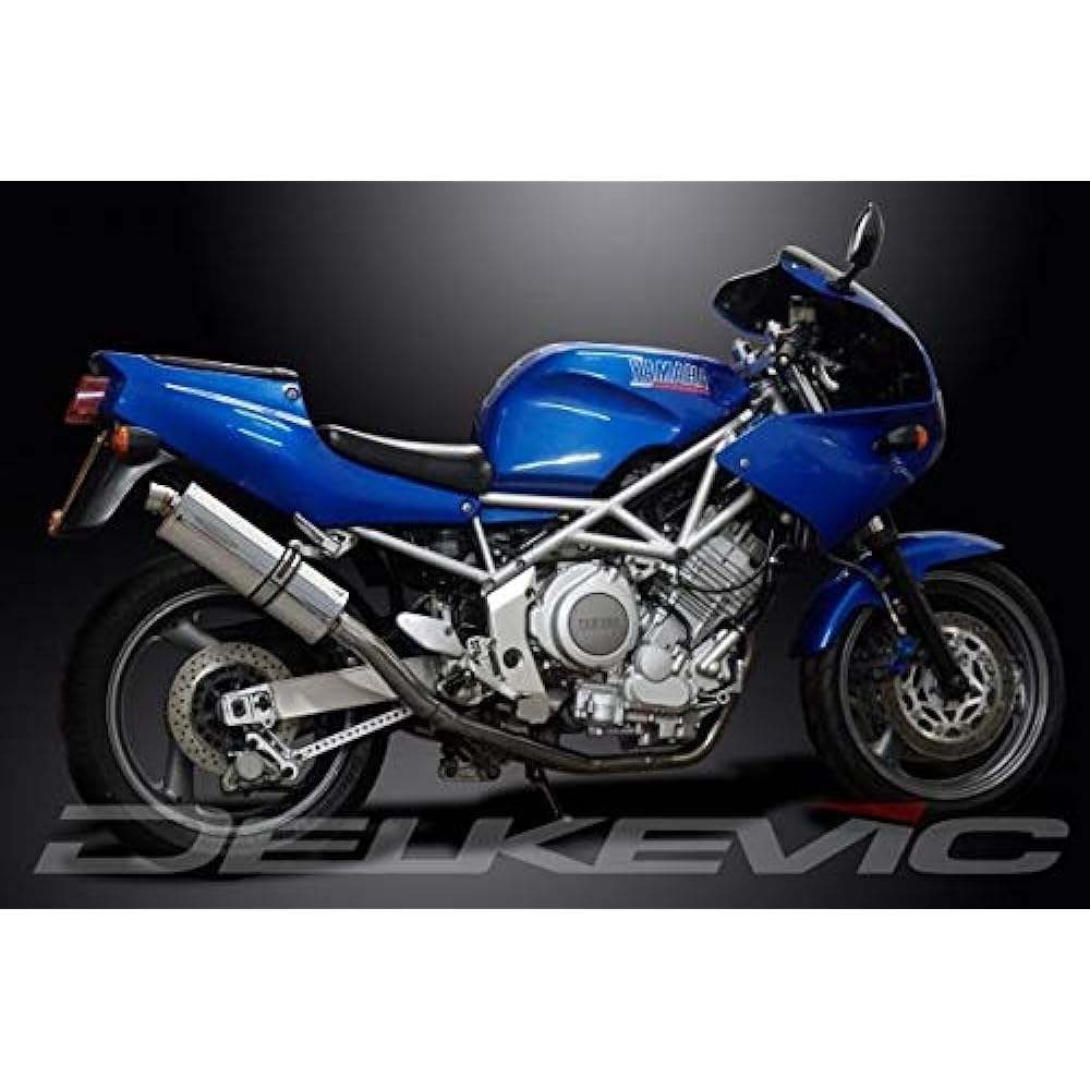 DELKEVIC Slip-on Stainless Steel Oval Muffler YAMAHA TRX850 1995-1999 350mm KIT0478