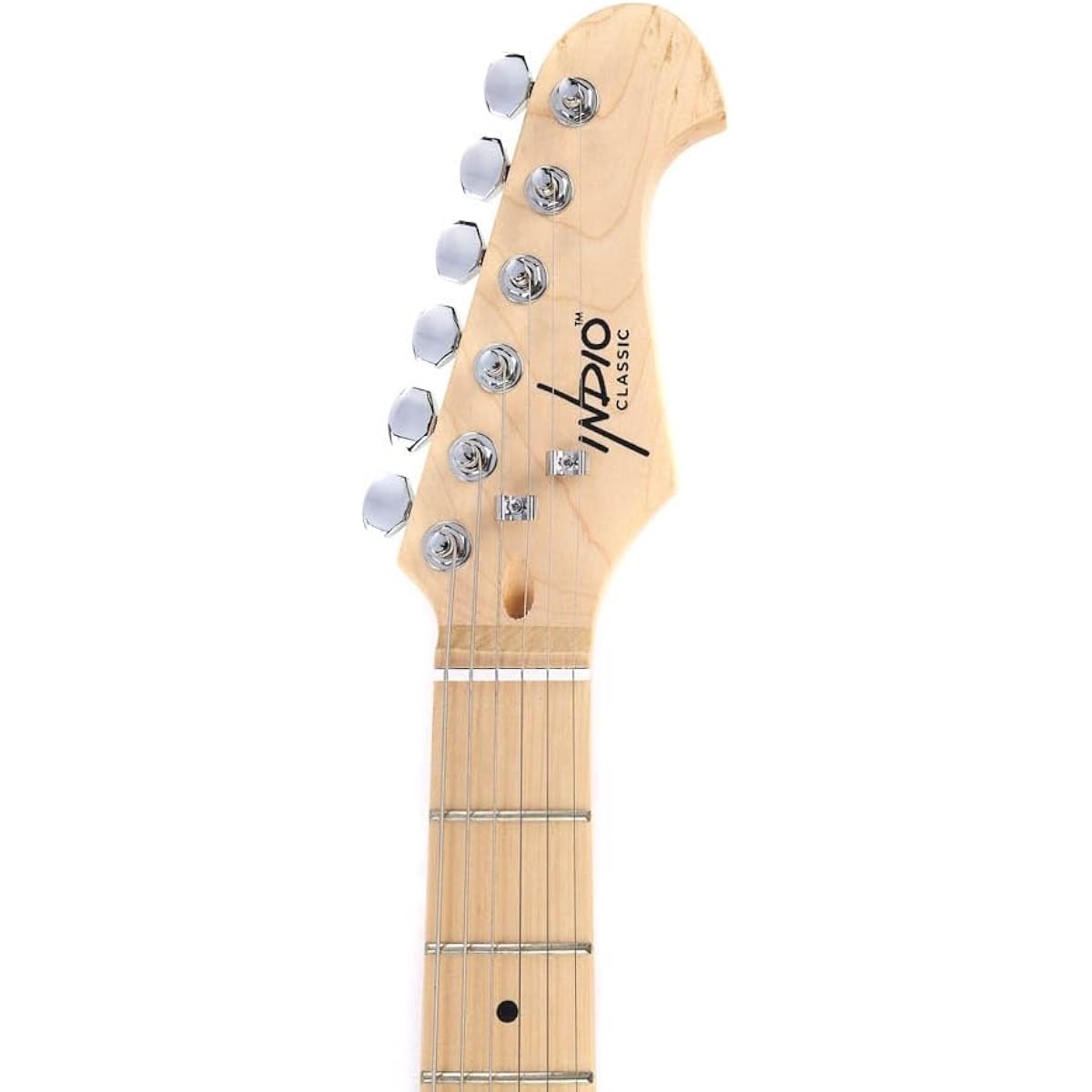 Monoprice Indio by Monoprice Retro Classic Electric Guitar with Gig Bag, Blue