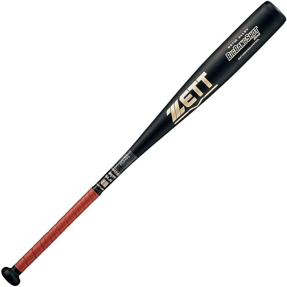 ZETT Junior High School Baseball Bat BIGBANGSHOT 2nd Black (1900) Made in Japan