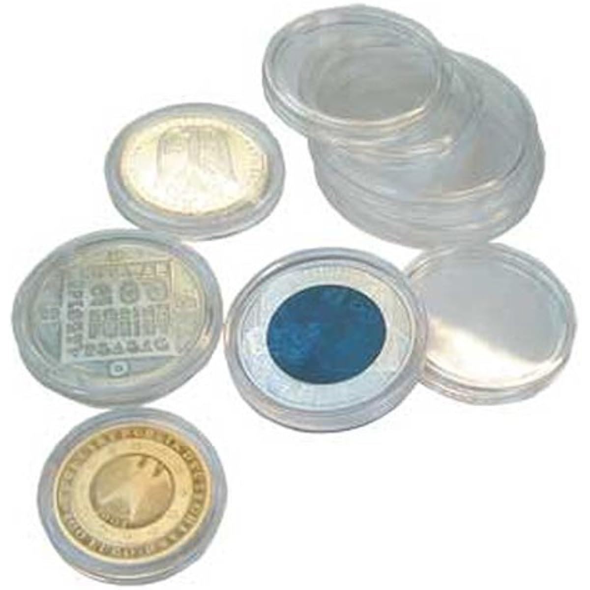 SAFE 6739 Coin boxes / coin capsules pack of 5 39 mm