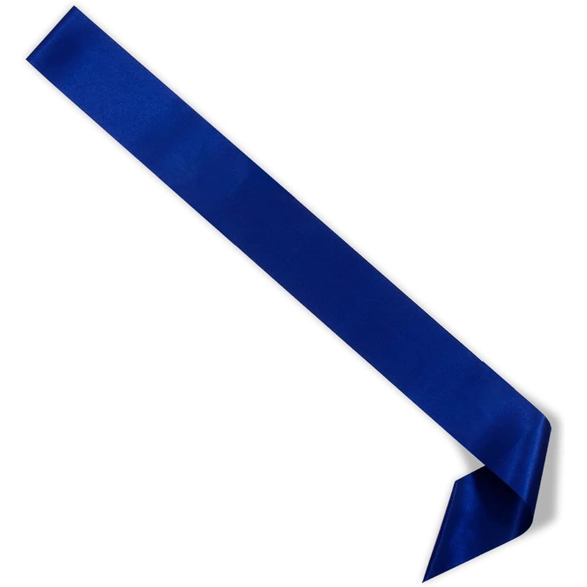 Party to Be Solid Sashes - 10 Solid Royal Blue Satin Sashes for Adults, 3.15" Wide x 35" Long, Shoulder to Hip