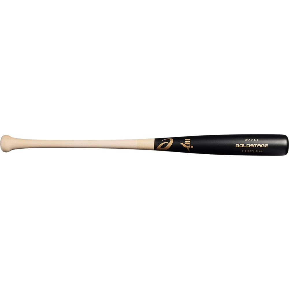 asics Baseball GOLDSTAGE Hard Wooden Bat Maple 900g Compatible with BFJ Rules 3121B174 HS Type MK Type TN Type