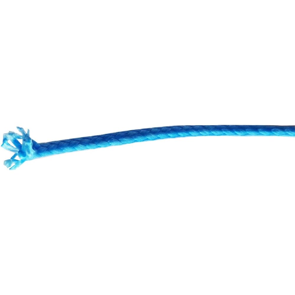 Ymiss A light slow line rope woven from UHMWPE. It can also be used for activities such as camping, hiking, backpacking, and recreational fishing. -2.8mmx60m, blue
