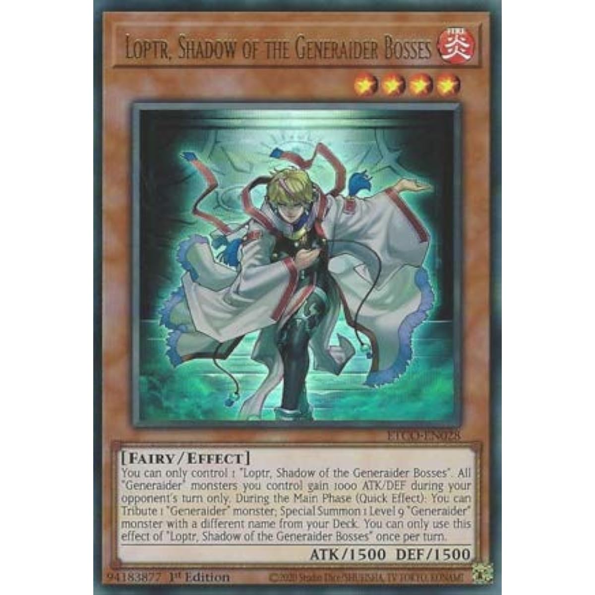 Loptr Generadar Boss Shadow - ETCO-EN028 - Ultra Rare - 1st Edition