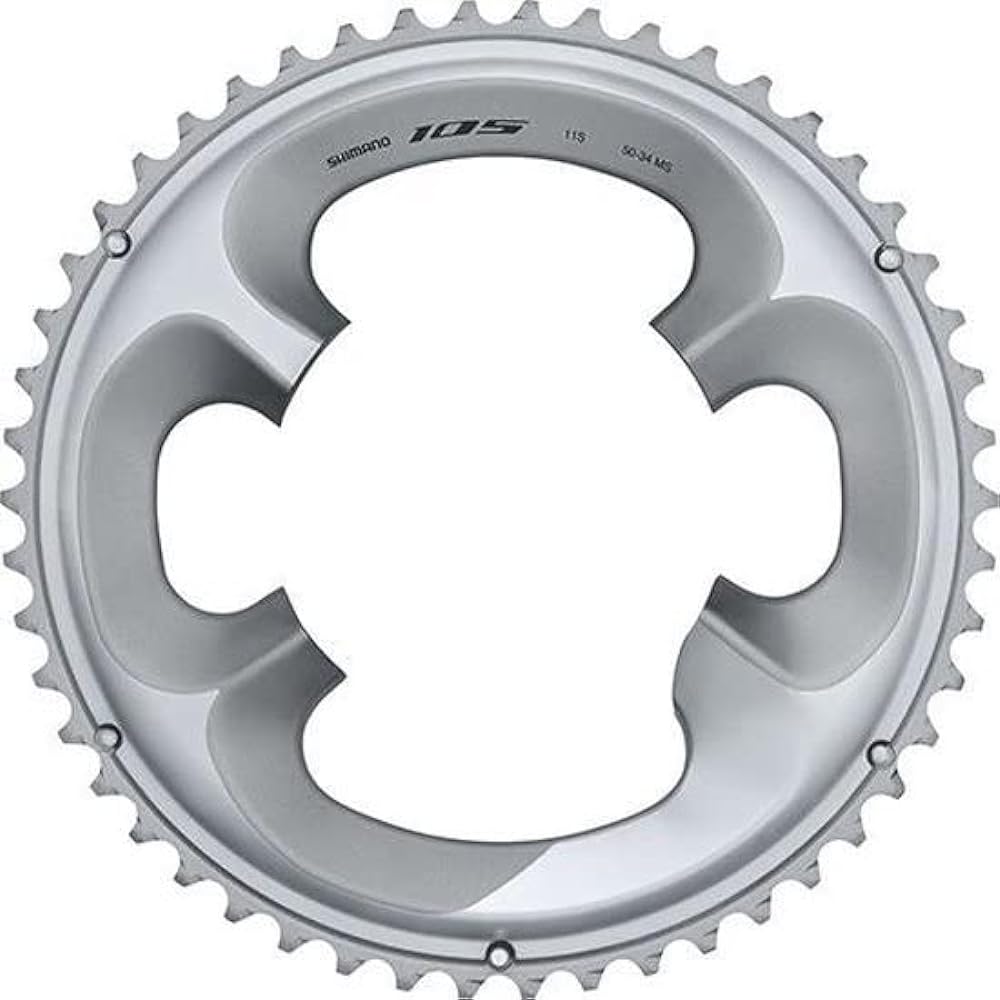 SHIMANO Repair Parts Chainring 50T-MS (Silver) for 50-34T FC-R7000 Y1WV98020