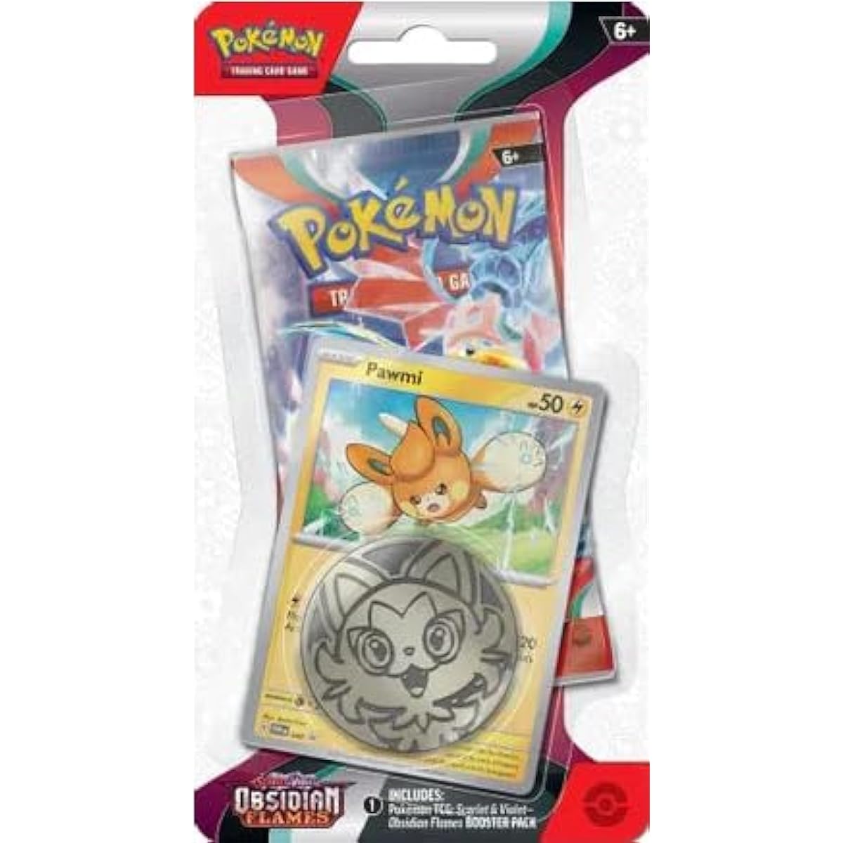 Pokemon Trading Card Game Scarlet & Violet Obsidian Fire Checkered Lane Blister Pack (Pompano and Wooper, 2 Packs)
