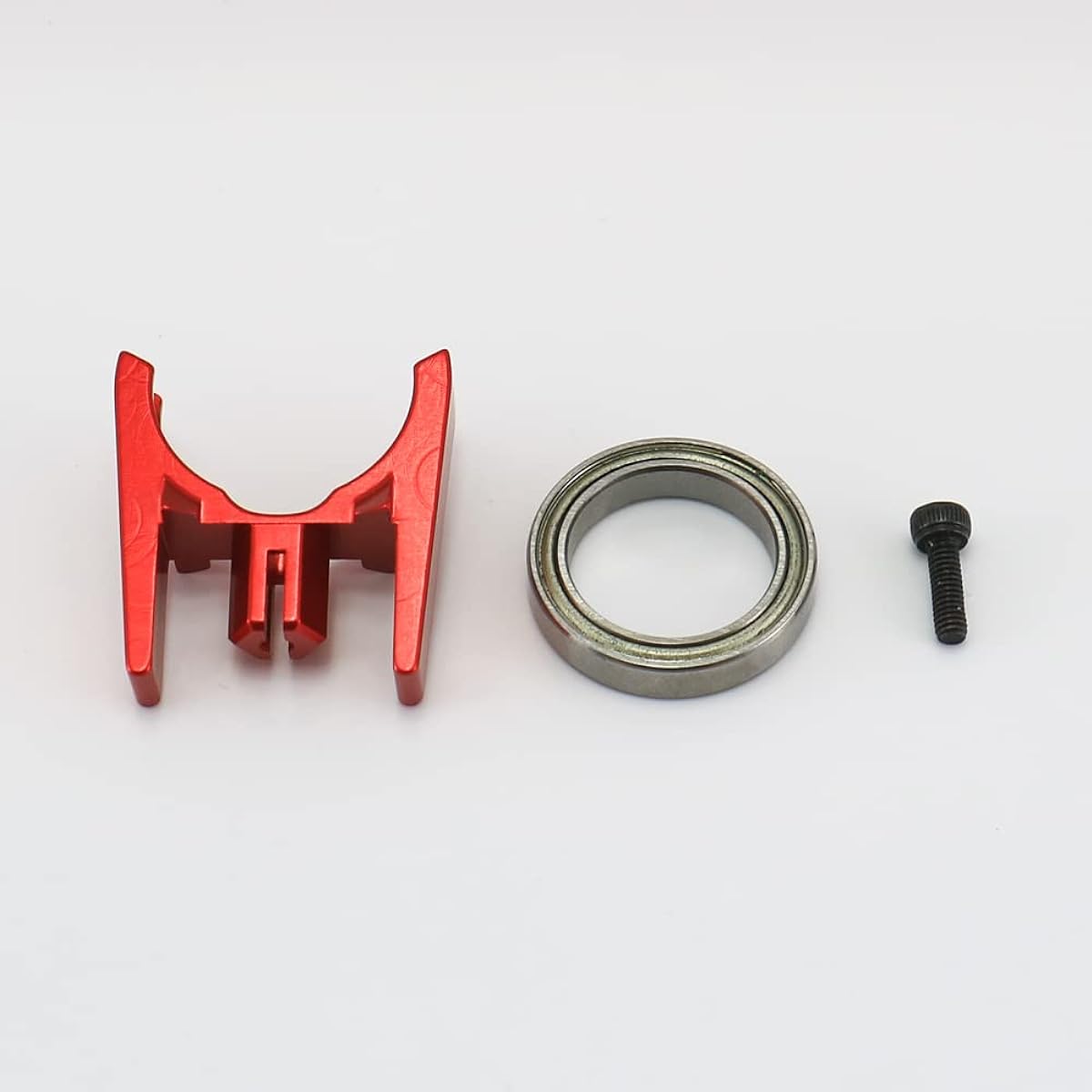 RCAWD Aluminum Alloy Center Drive Shaft High Speed Support Set for 1-10 Arrma 3s Blx&Mega550 Car (Red)