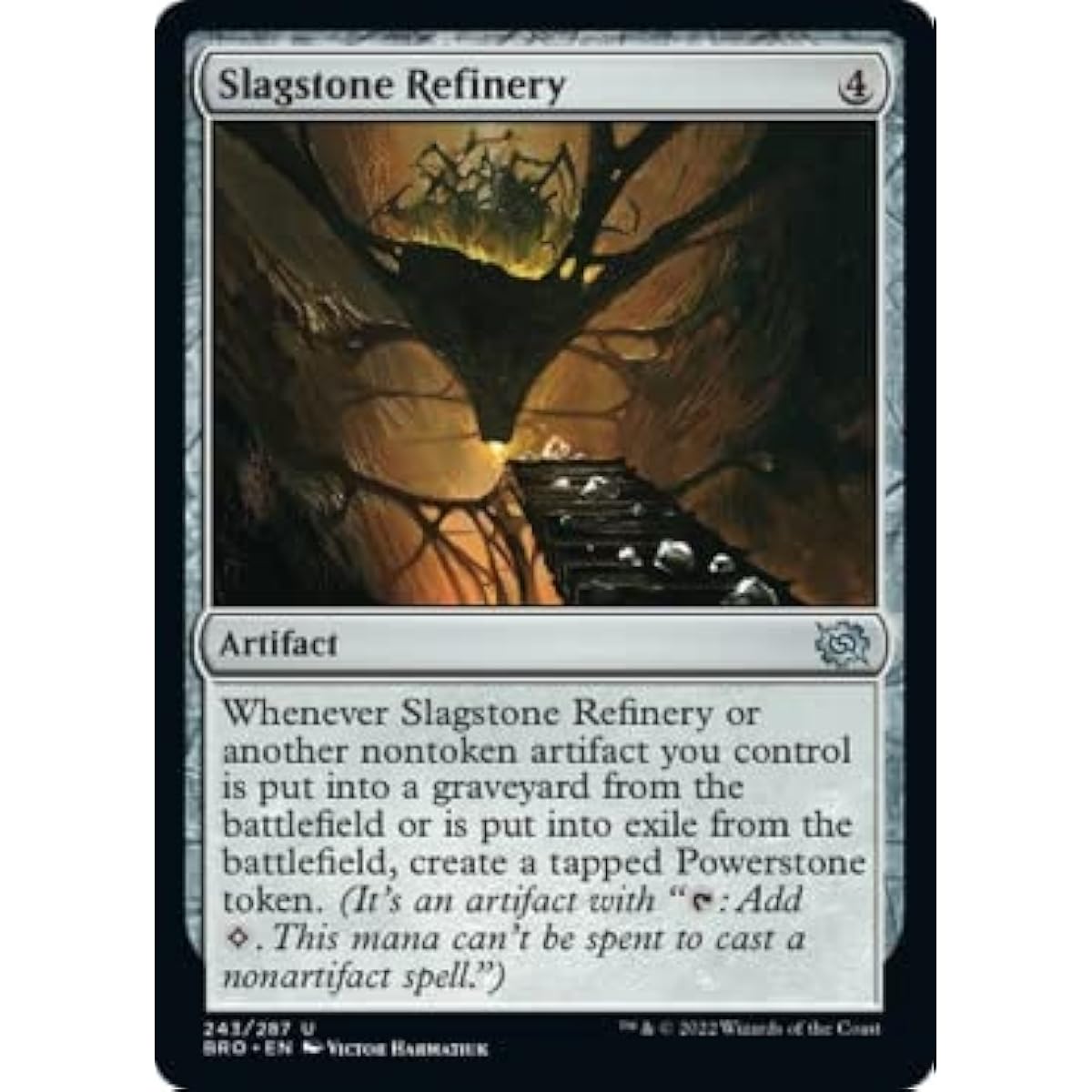 Magic: The Gathering – Slugstone Refinery (243) – Foil – The Brothers War
