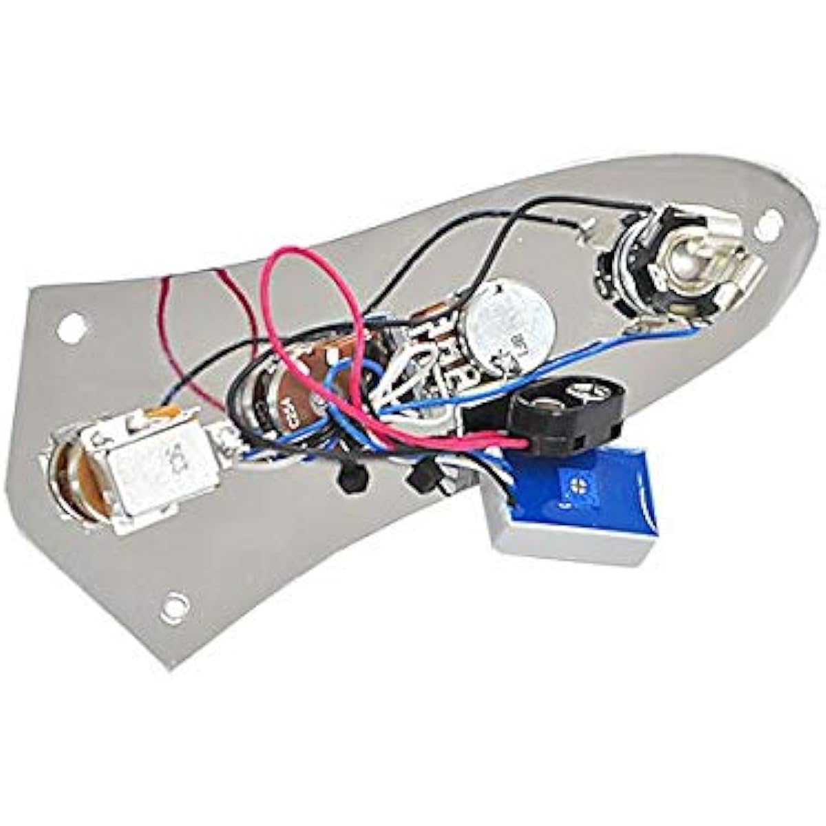 NOLL ELECTRONIC PA-1 JB ONBOARD PREAMP Chrome Onboard Preamp for Jazz Bass