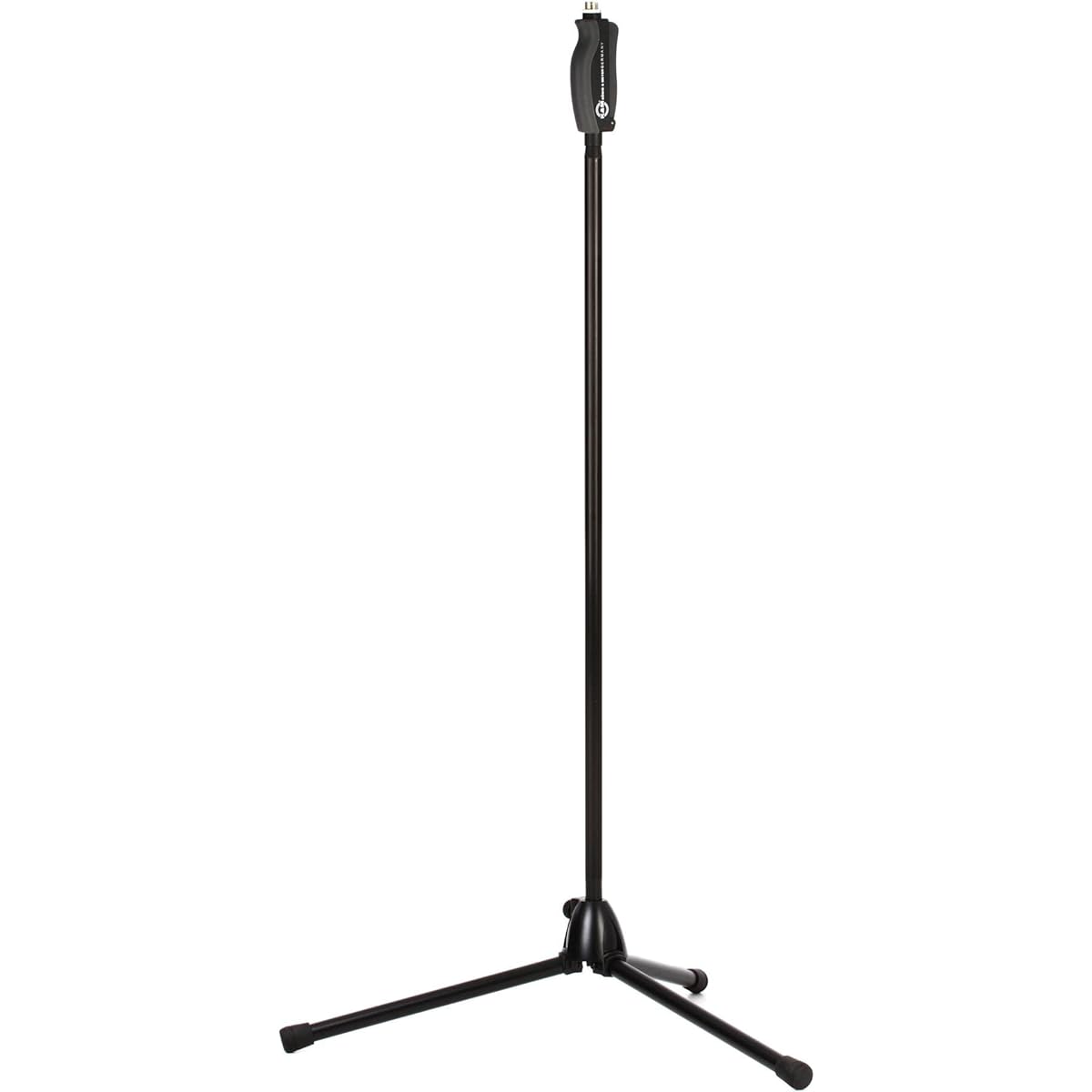 K&M König & Meyer 25680.577.55 One Hand Microphone Stand Soft Touch Easy Clutch Height Adjustable Microphone Mount Holder Foldable Tripod Base Professional Grade Made in Germany Black