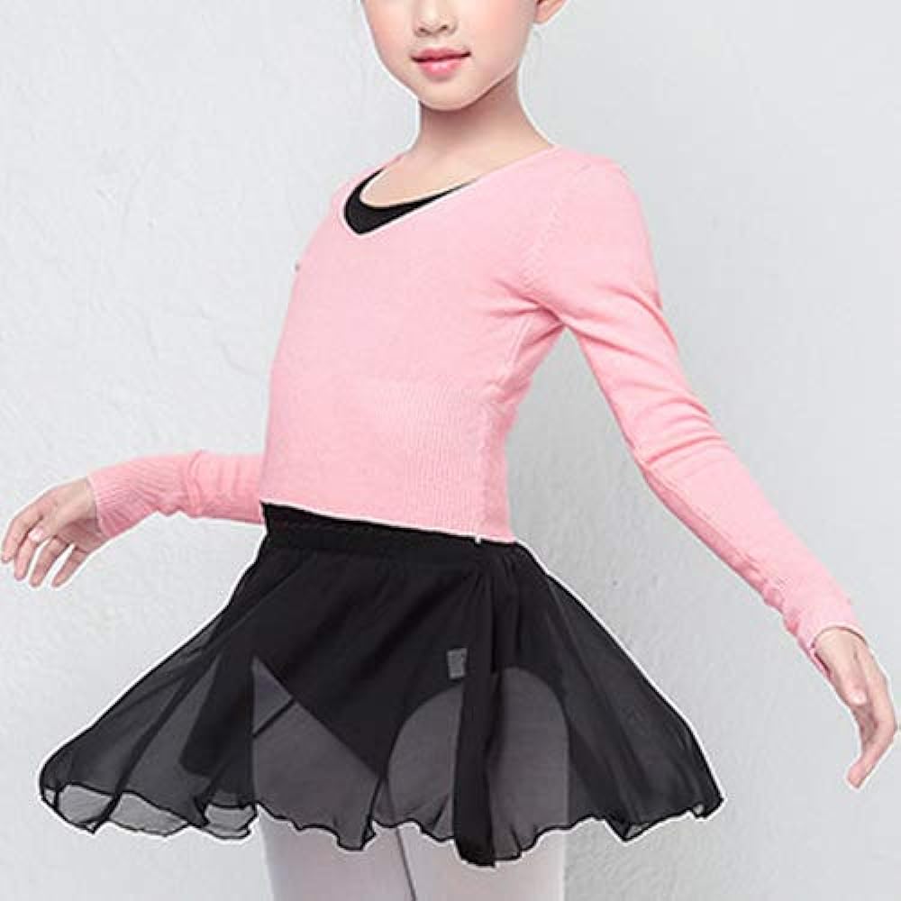 Manana ma17 Silkily Cache Coeur Sweater Ballet Kids Junior Girls Adults Warm-up Thermal Wear