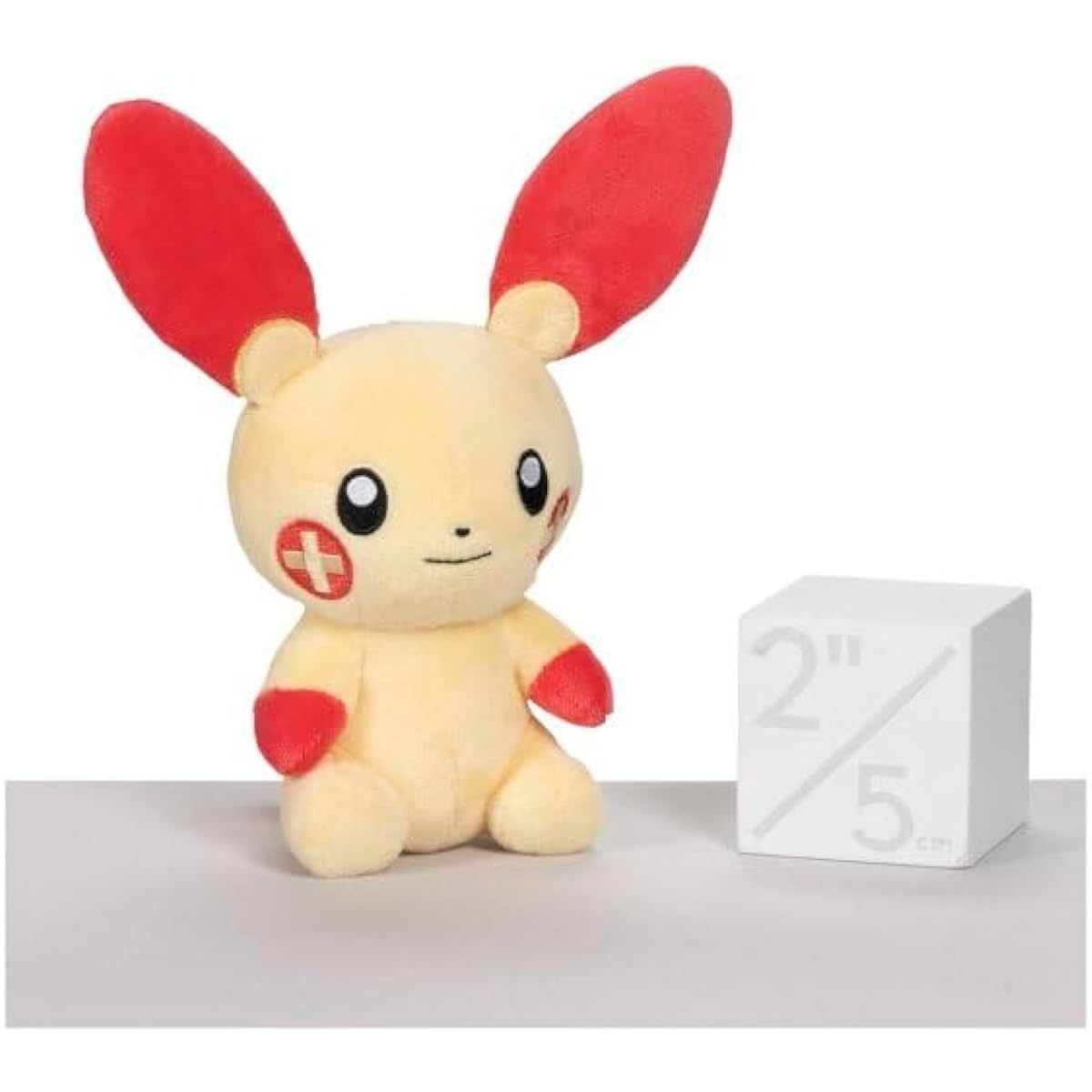 Pokemon Center: Plusle Sitting Cuties Plush Toy 6"