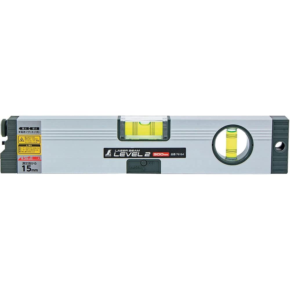 Shinwa Sokutei Laser Beam Level 2 300mm with Magnet 76165