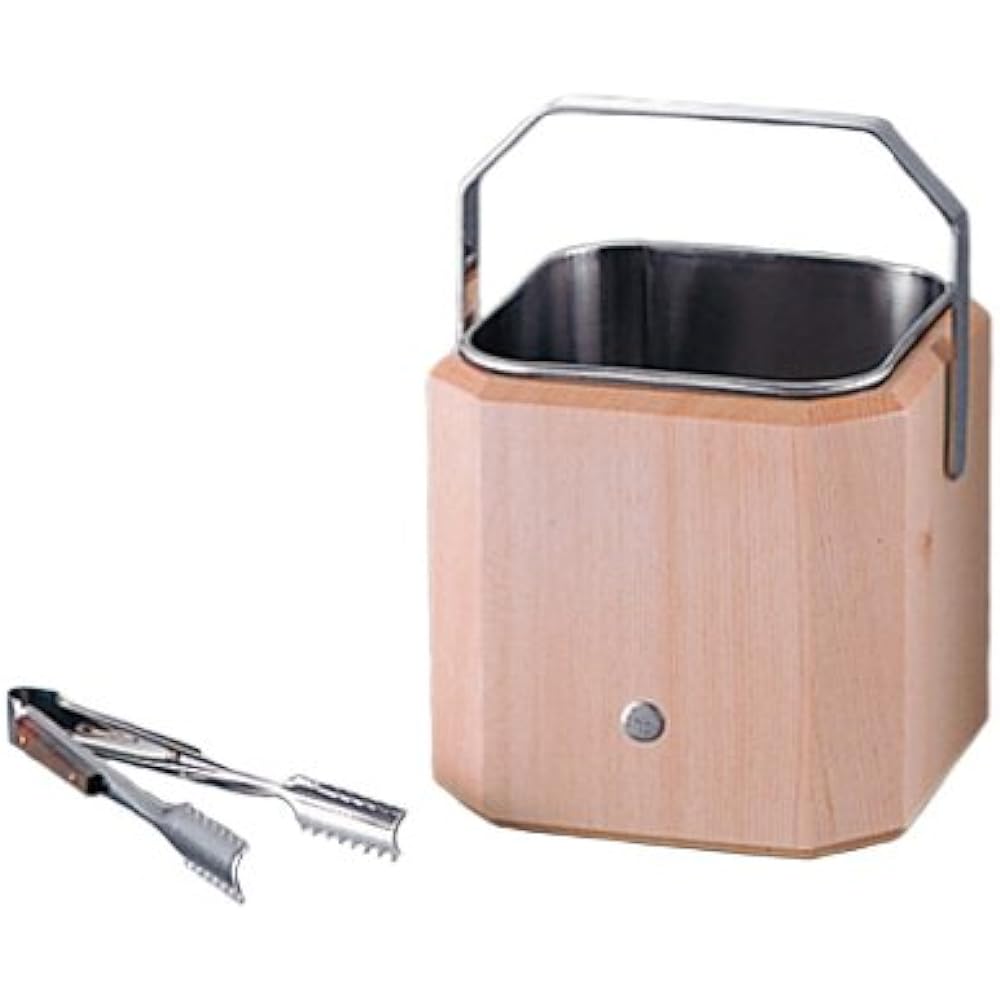 Shiraki Ice Bucket (with Tongs) Large W-706