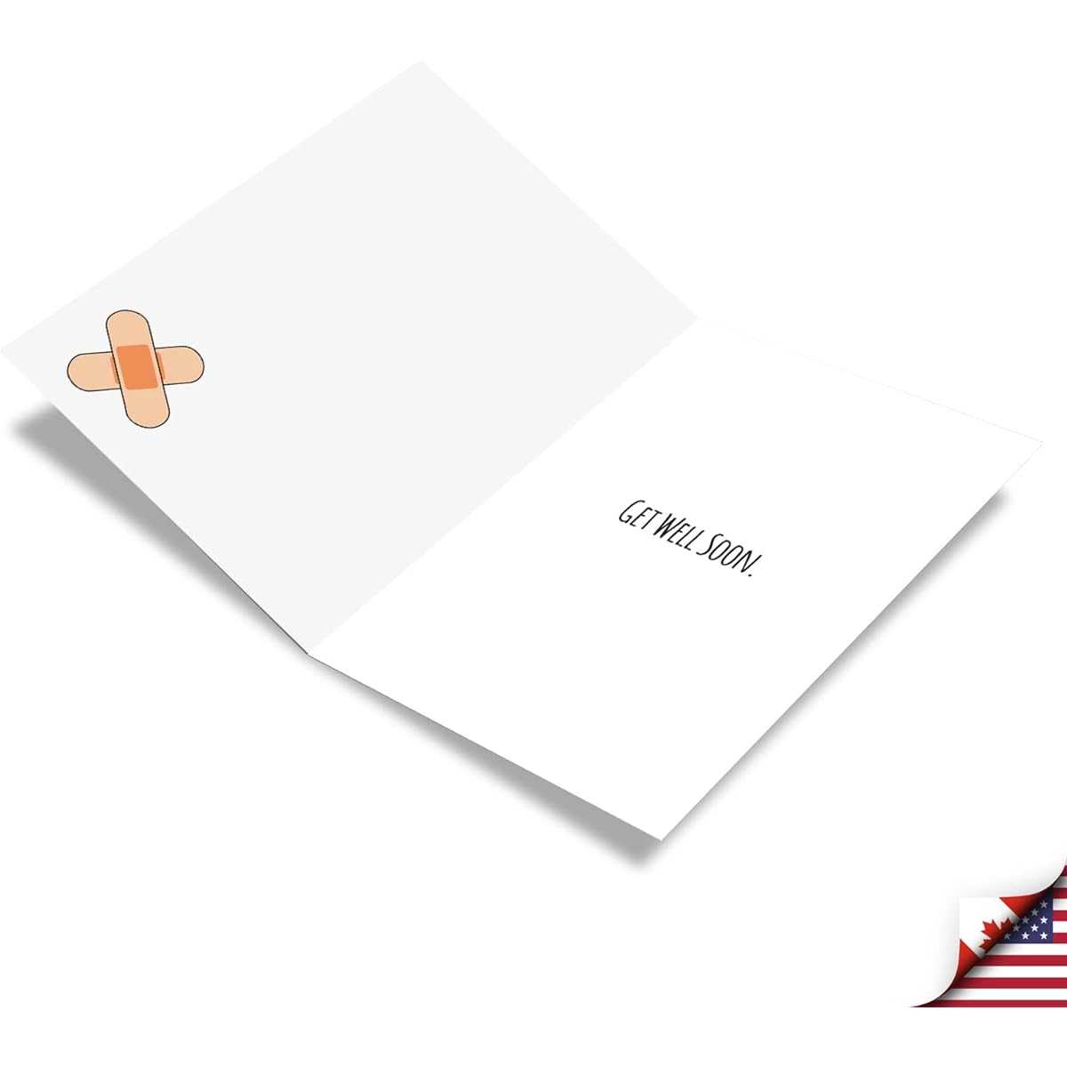 NobleWorks 3 Pack Funny Get Well Greeting Cards with Envelopes (1 Design, 3 each) Length You'll Go C9297GWG-C3x1