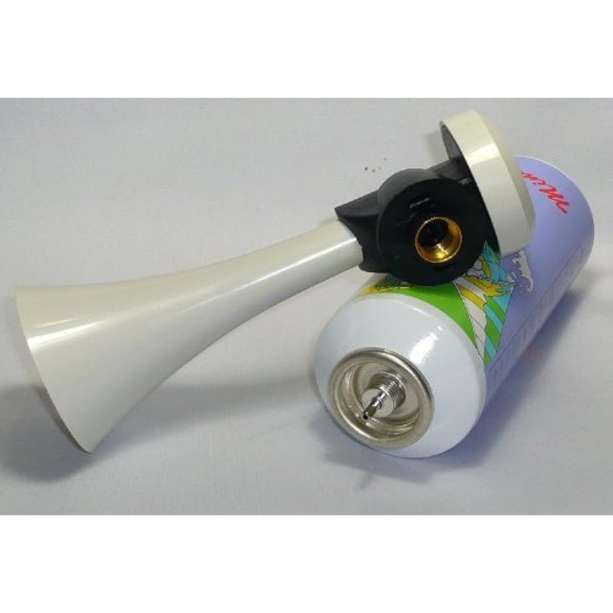 Air Horn (for watching sports, cheering, and warning ships) "Set of 1 air tank and 1 trumpet"
