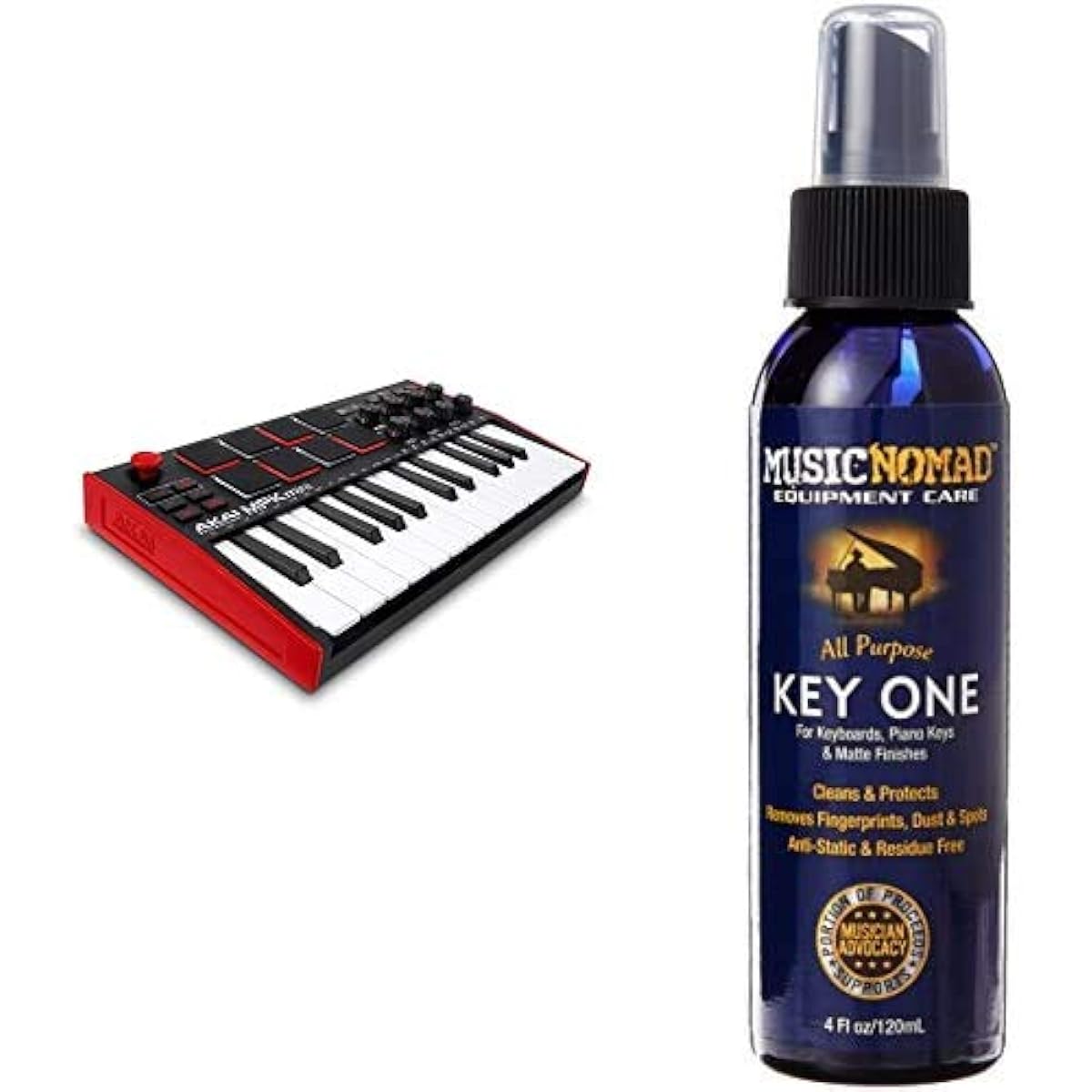 Akai Professional MPK mini mk3 - 25 keys + MUSIC NOMAD Piano Maintenance MN131 Set
