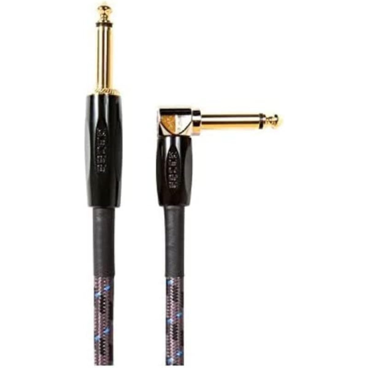 Boss BIC-25A 25' Instrument Cable Angled/Straight 1/4" Jack 25' 25' (Black)