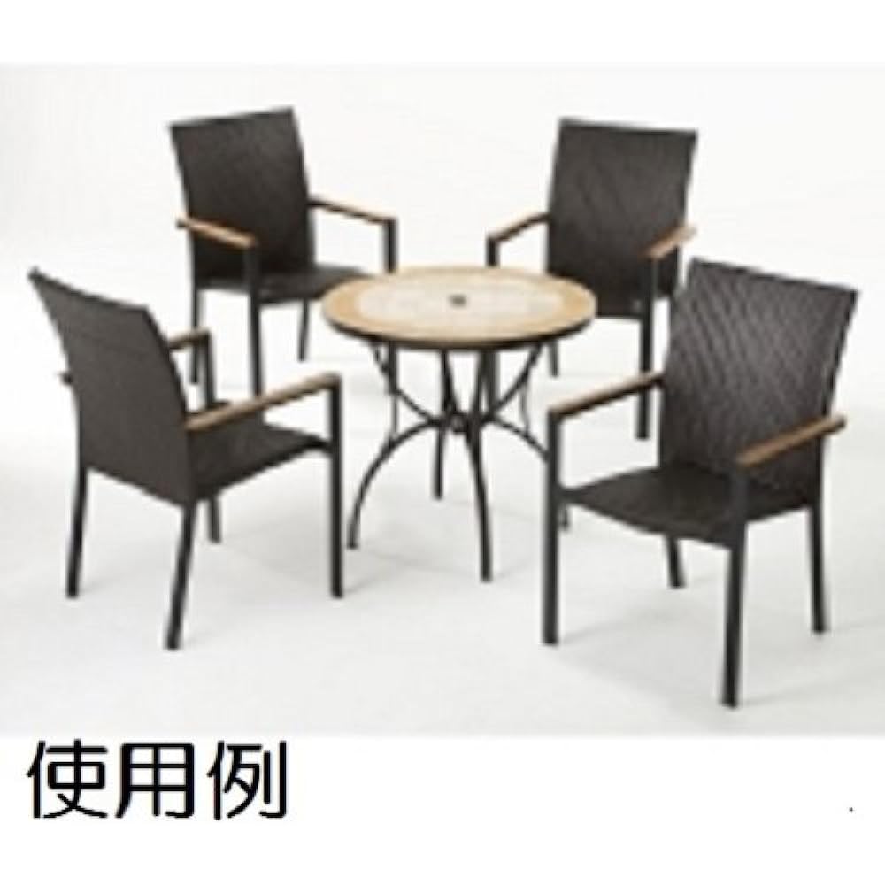 Trapertine round table