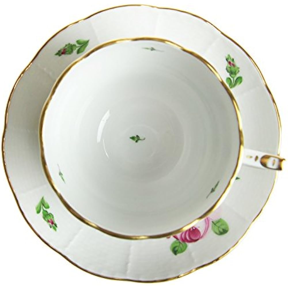 Herend Cup_Saucer Hand Veined Dual Use RB 730-0-00