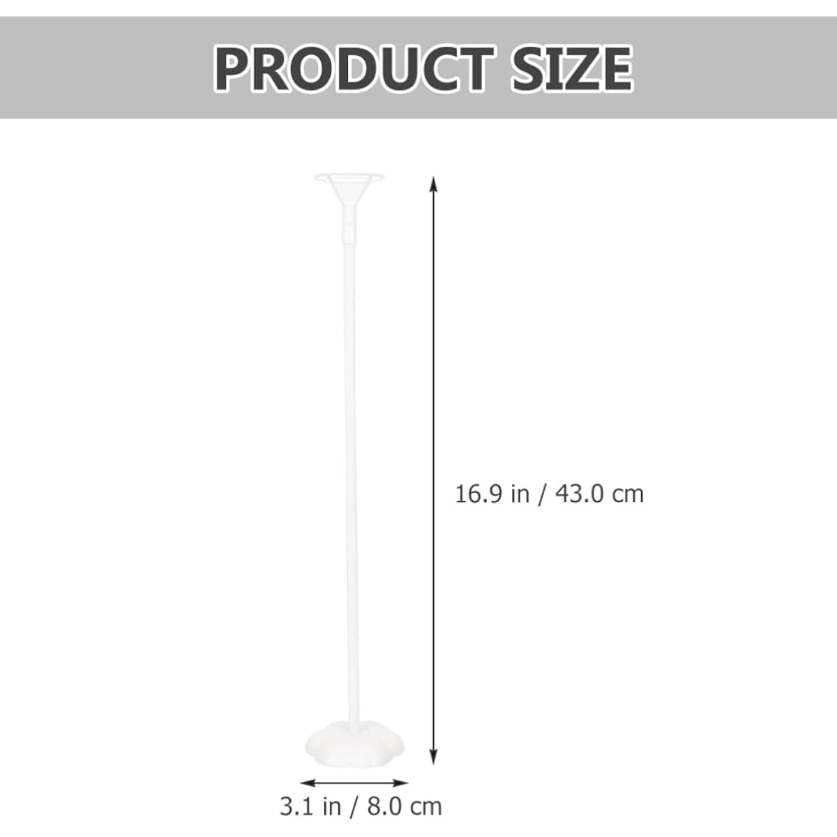 Gadpiparty Balloon Stand, Table Balloon Stand Kit Clear Balloon Stand Holder Table Centerpiece Stand for Birthday Party Wedding Festival Christmas Balloon Decorations, Set of 30