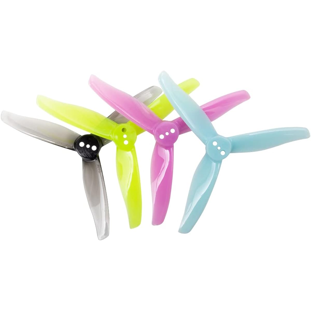 GEMFAN 3016 3" Propellers 3-Blade Props 1.5mm Hole for 1108~1303 Motors FPV Toothpick Multicolor Quadcopter 16pcs